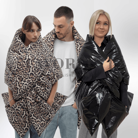 Puffer Cape Stole Favoritti – The Ultimate Winter Accessory - FAVORITTI