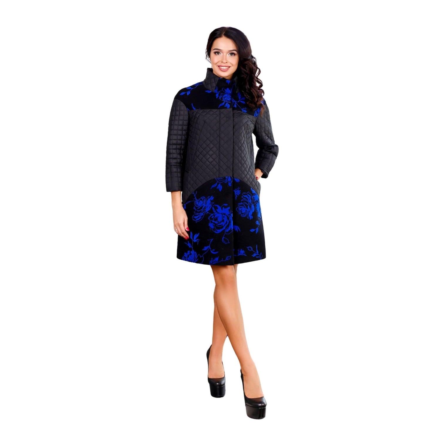 Black Quilted Jacket Women Black Women's Quilt Coat Spring Autumn Пальто В - 1060 Alba Pinerolesse Тон 2 - FAVORITTI