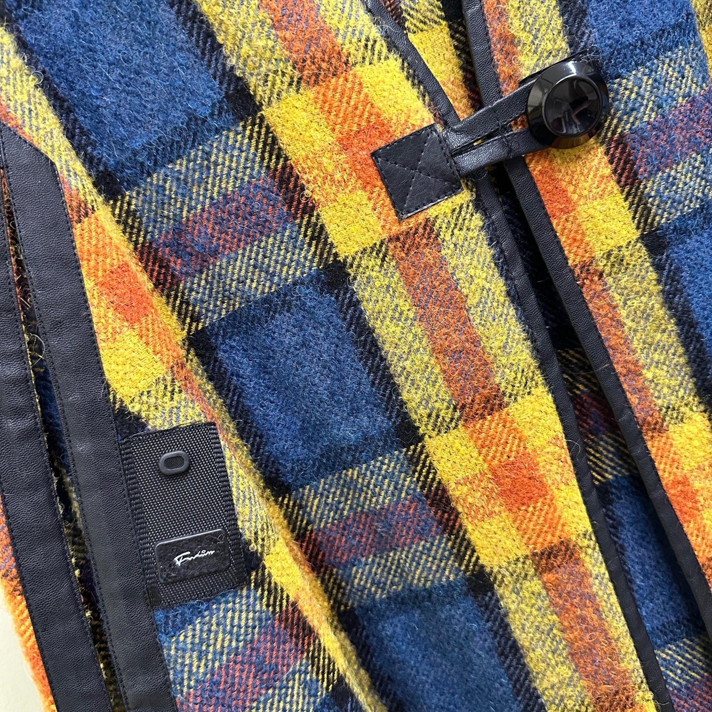 Plaid Wool Cape Women Loose Fit Cozy Stylish Oversized Coat Пончо В - 1176 Wilson Тон 3 - FAVORITTI