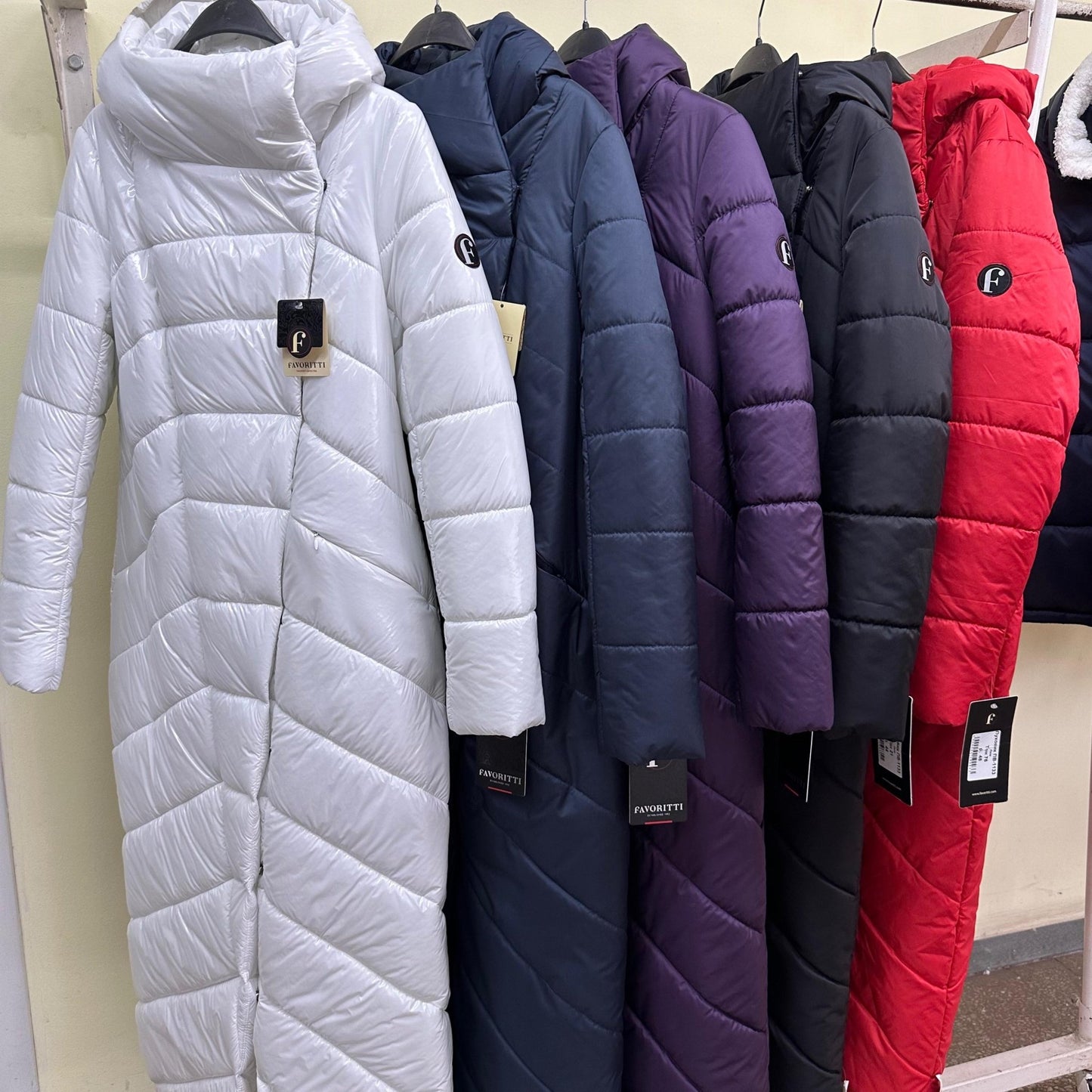 Long Puffer Coat Winter Warm Women's Clothing Пуховик ПВ - 1133 Лаке Тон 13 - FAVORITTI