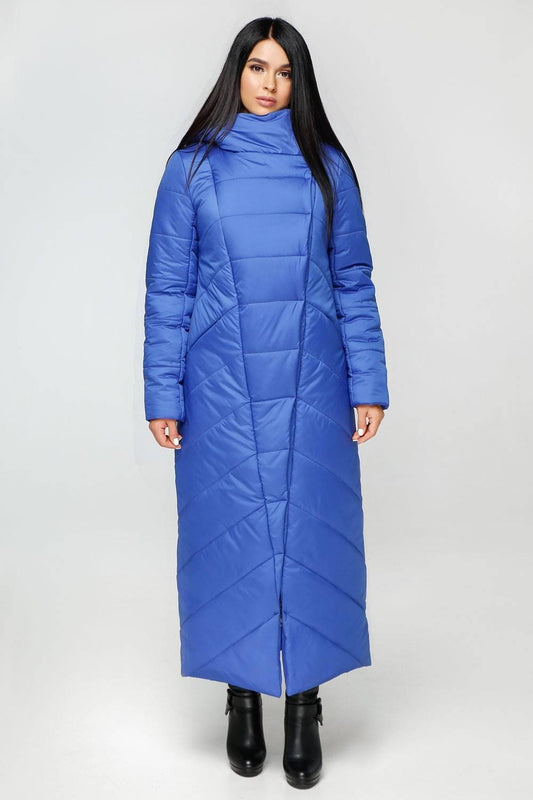 Long Puffer Coat Winter Warm Women's Clothing Пуховик ПВ - 1133 Лаке Тон 13 - FAVORITTI