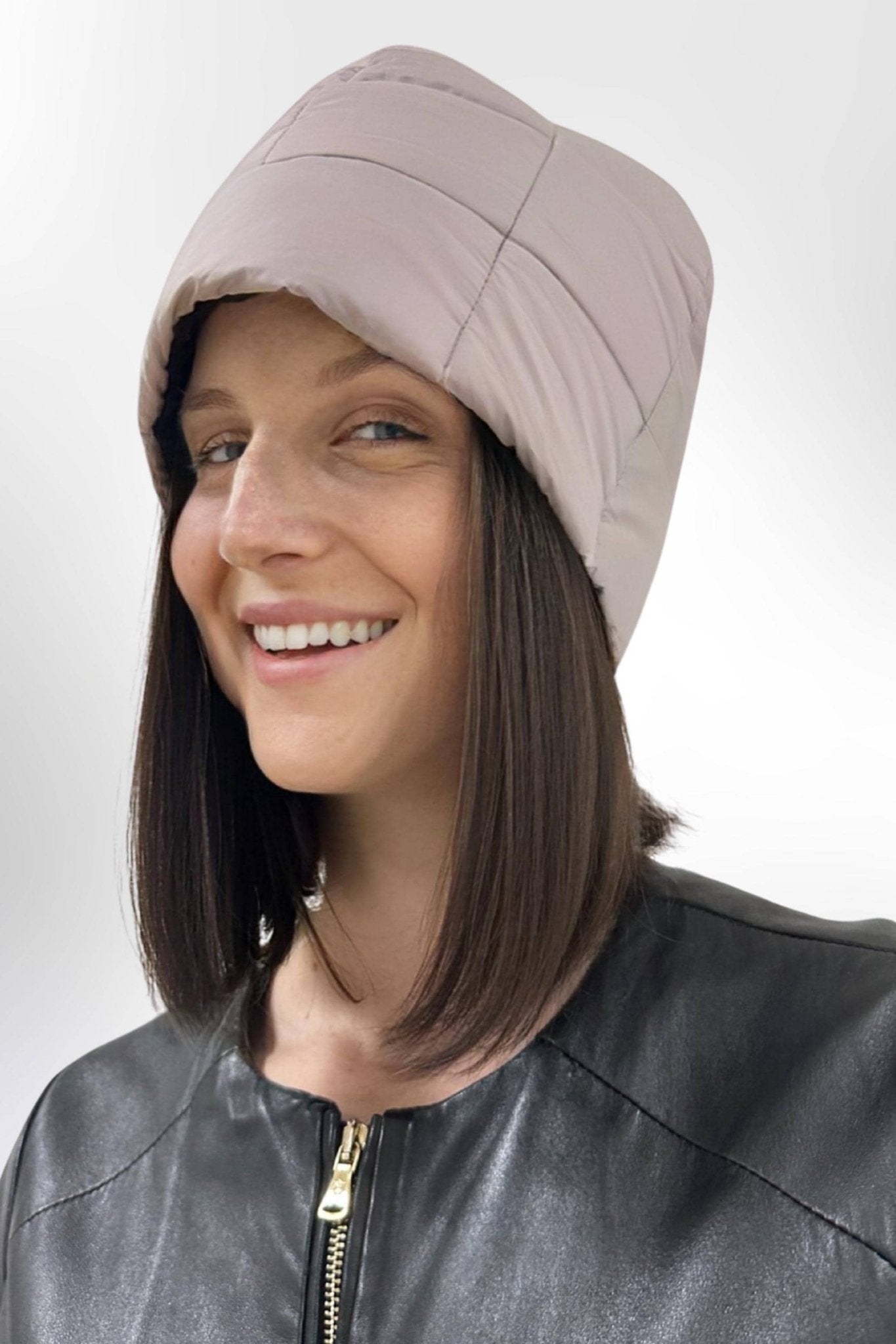 Puffer Beanie Hat Ultralight Warm Winter Hat for Hiking and Outdoor Adventures - FAVORITTI