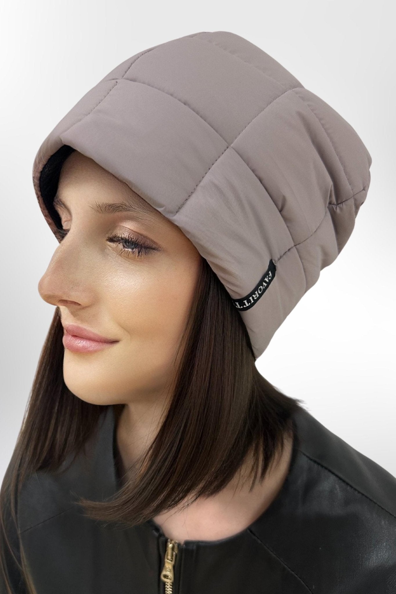 Puffer Beanie Hat Ultralight Warm Winter Hat for Hiking and Outdoor Adventures - FAVORITTI