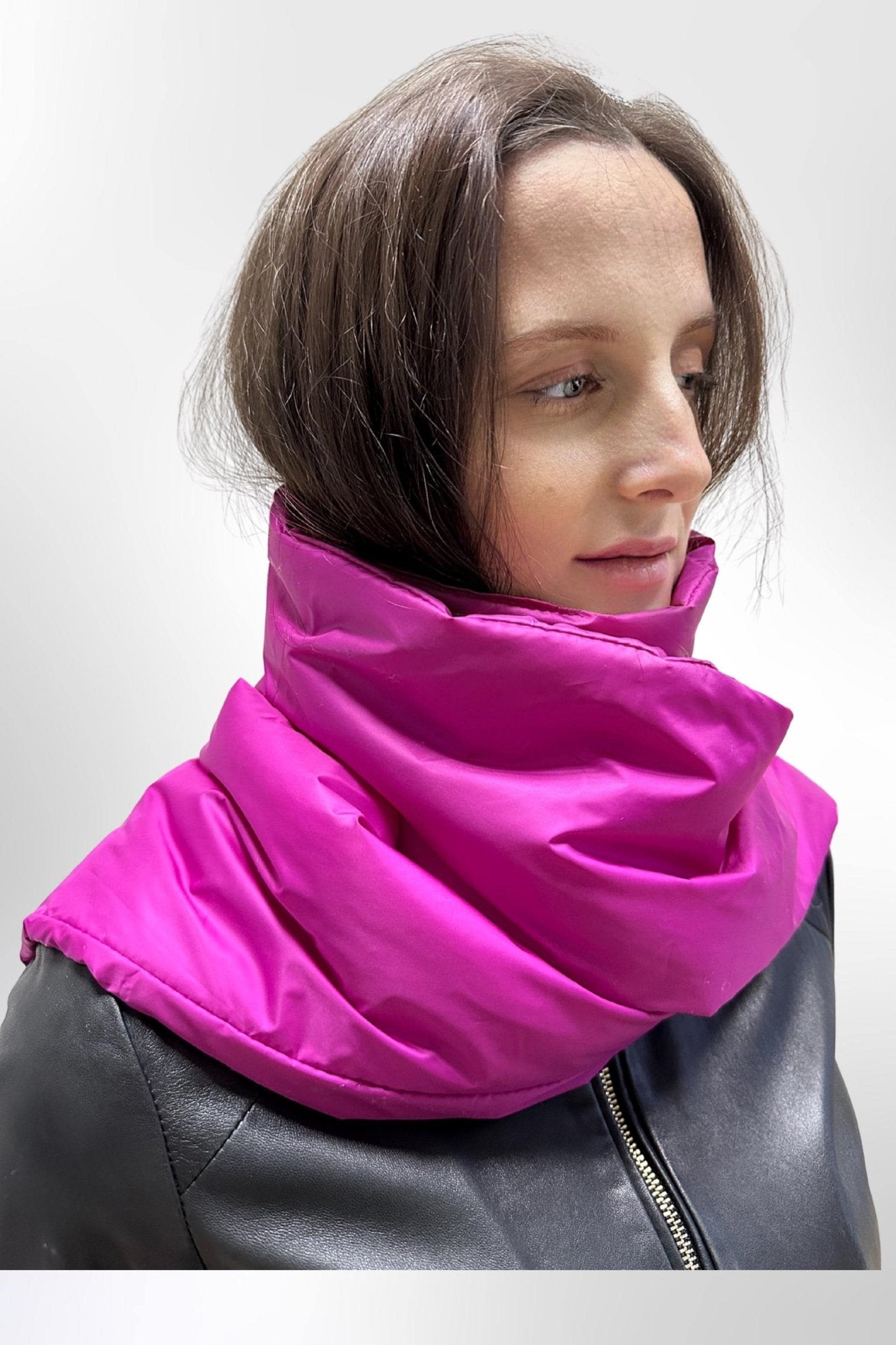 Puffer Scarf Headband 6x90in Warm Winter Accessory Gift Idea - FAVORITTI