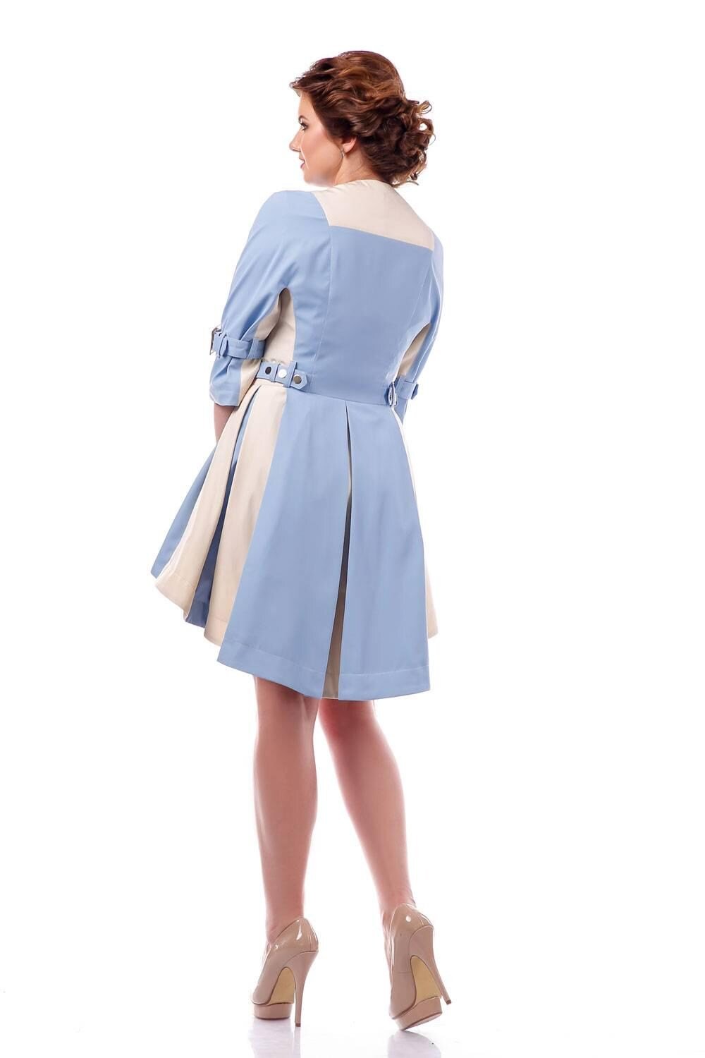 Retro Princess Coat Women Mid - Season Raincoat Плащ В - 939 МФ 101999 Тон 27 - FAVORITTI