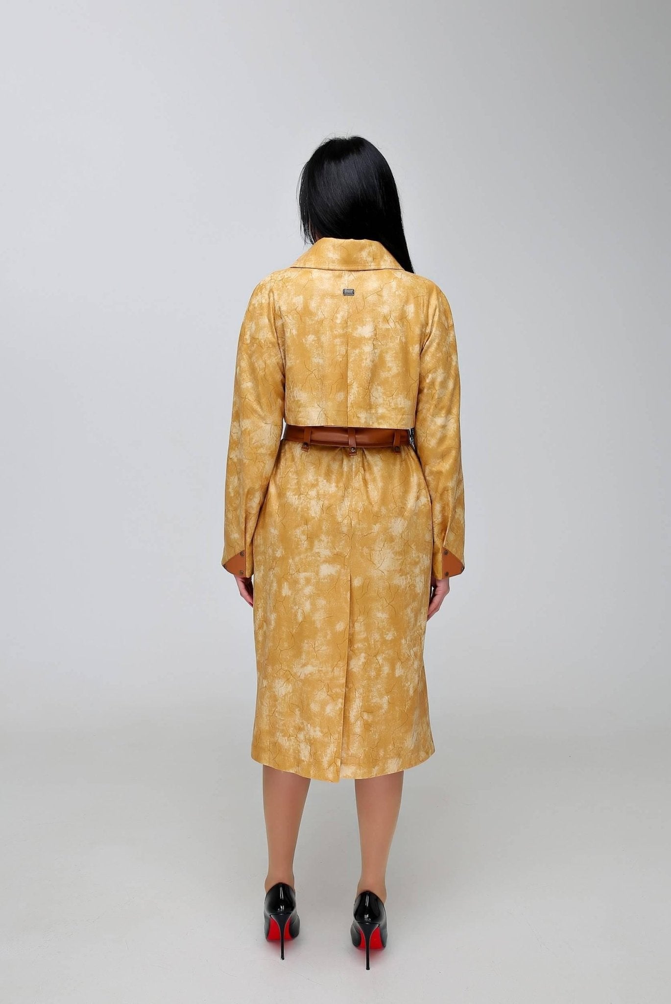 Vintage Style Women's Retro Trench Raincoat for Fall Spring Плащ В - 1295 Kalv Тон 11 - FAVORITTI