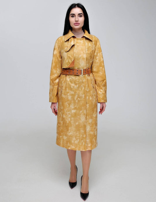 Vintage Style Women's Retro Trench Raincoat for Fall Spring Плащ В - 1295 Kalv Тон 11 - FAVORITTI