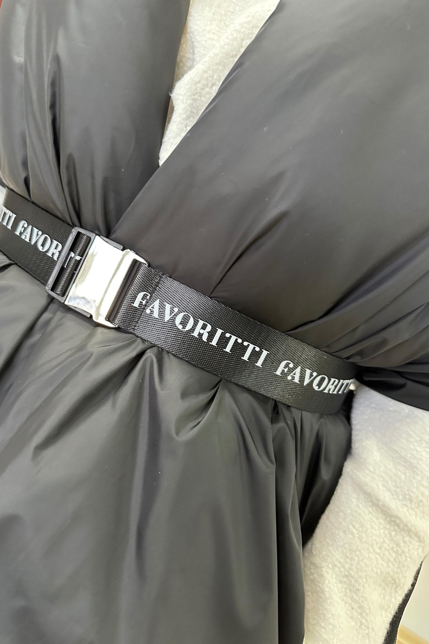 Women's Puffer Blanket Shawl Cape with Removable Belt Warm Gift Womens Clothing - FAVORITTI