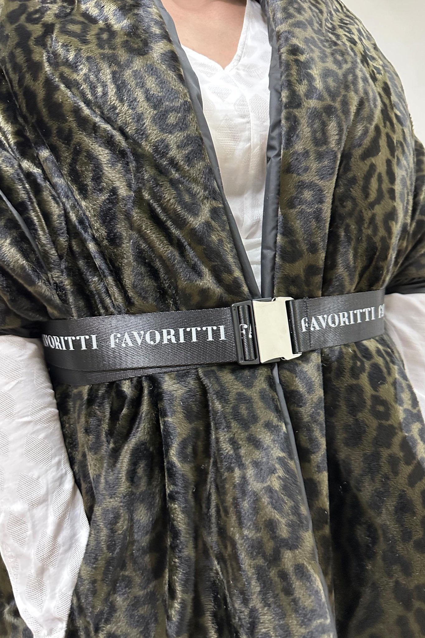 Women's Reversible Puffer Blanket Shawl Cape 20x85in with Removable Belt Warm Winter Gift Womens Clothing - FAVORITTI