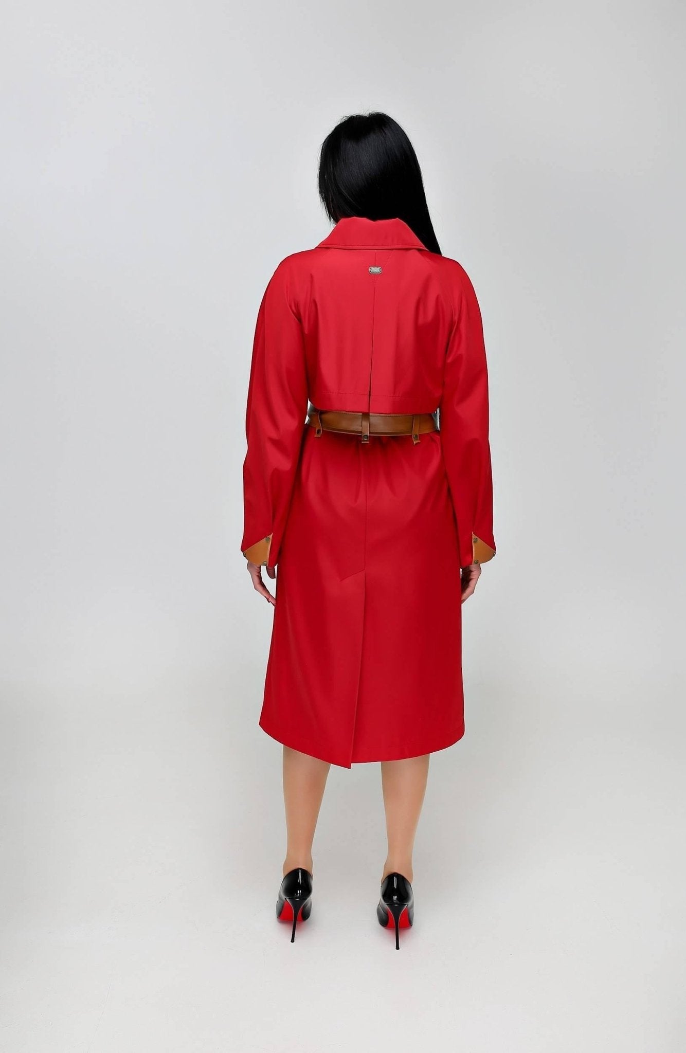 Women's Trench Raincoat for Fall Spring Retro Vintage Style Плащ В - 1295 МФ 102032 Тон 10 - FAVORITTI